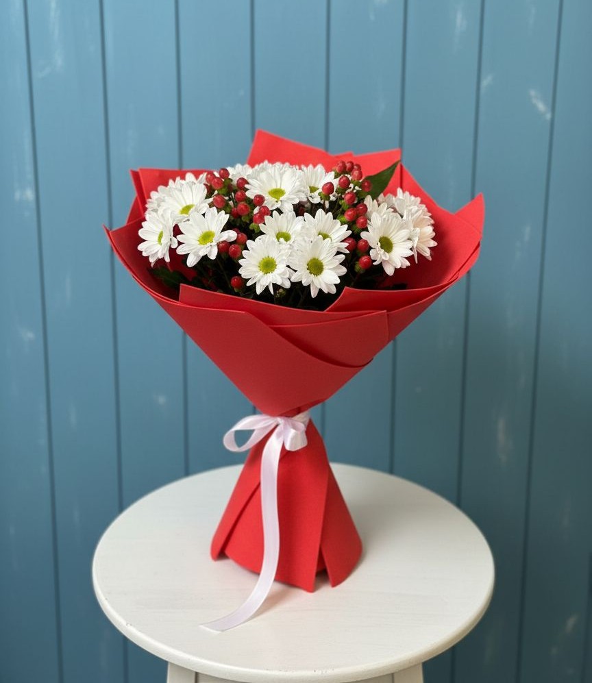 Букет цветов из: Хризантемы в Ходаево