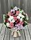 Букет цветов из: Альстромерии, Гвоздики, Розы и Хризантемы в Ходаево