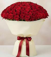 Букет 101 Красная роза Милано в Ходаево