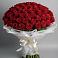 Букет 101 Красная роза Блэк Мэджик в Ходаево