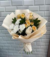 Букет цветов из:  Розы и Хризантемы в Ходаево