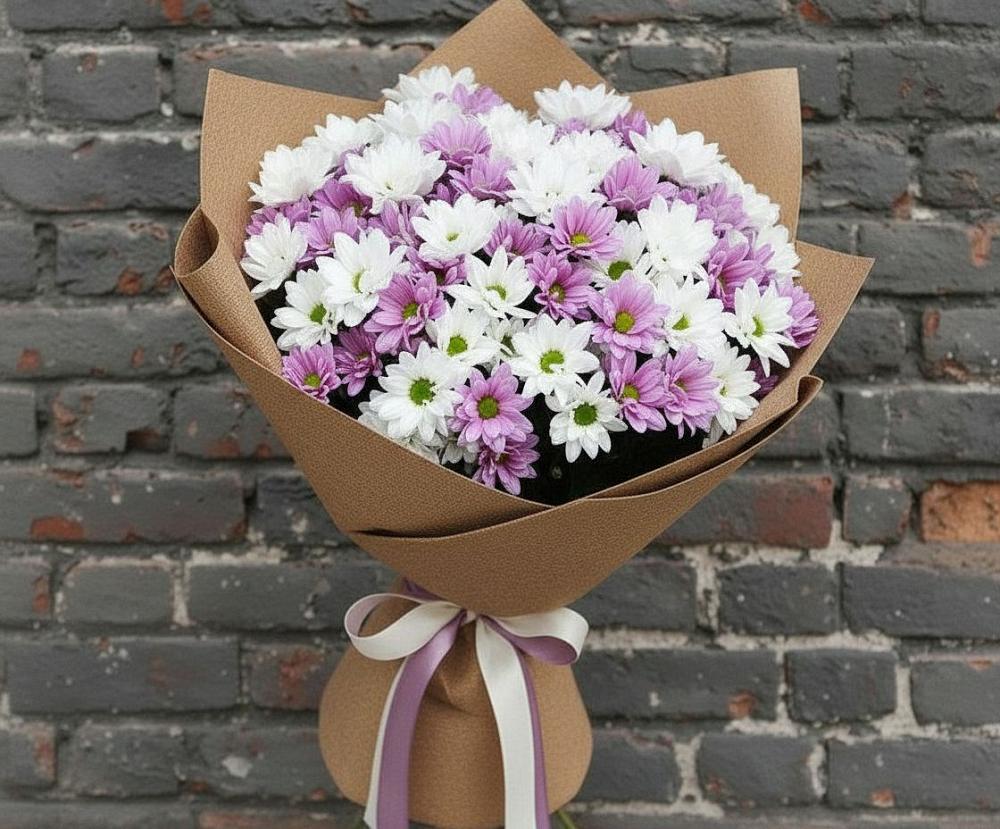 Букет цветов из: Хризантемы в Ходаево