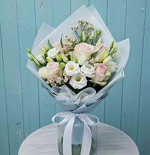 Букет цветов из:  Розы и Лизиантусы #REPLACE_PRED# Ходаево