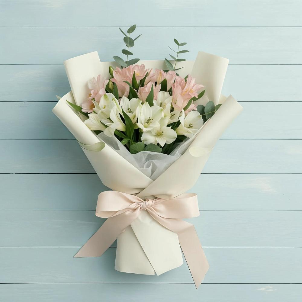 Букет цветов из: Альстромерии в Ходаево