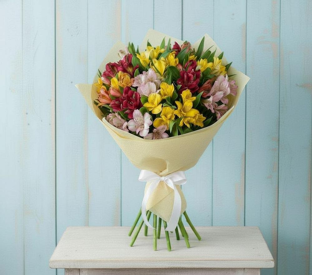 Букет цветов из: Альстромерии в Ходаево