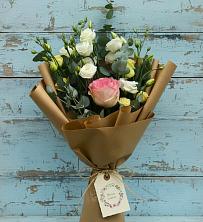 Букет цветов из:  Розы и Лизиантусы в Ходаево