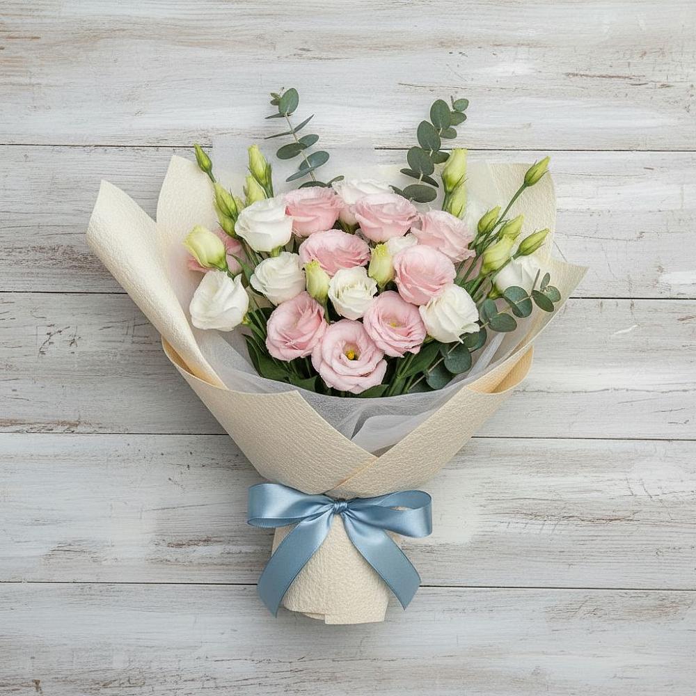 Букет цветов из: Лизиантусы в Ходаево